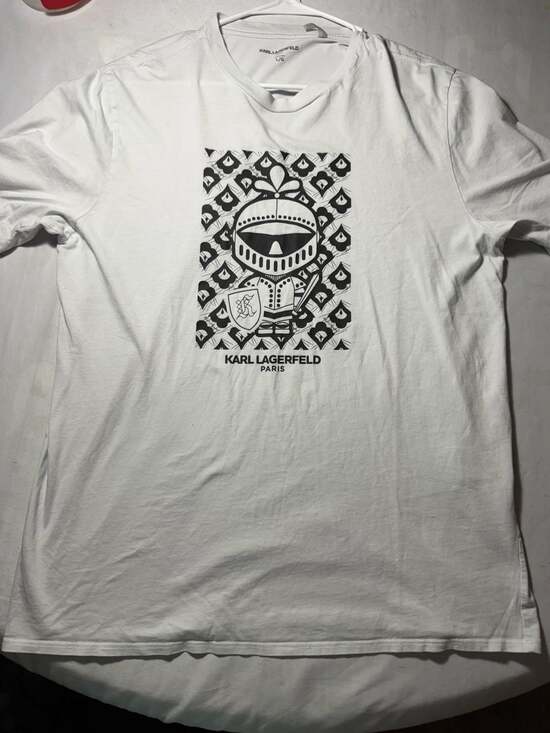 Karl Lagerfeld Other - Karl Lagerfeld Paris Men's Knight Armour Graphic Short Sleeve T-Shirt